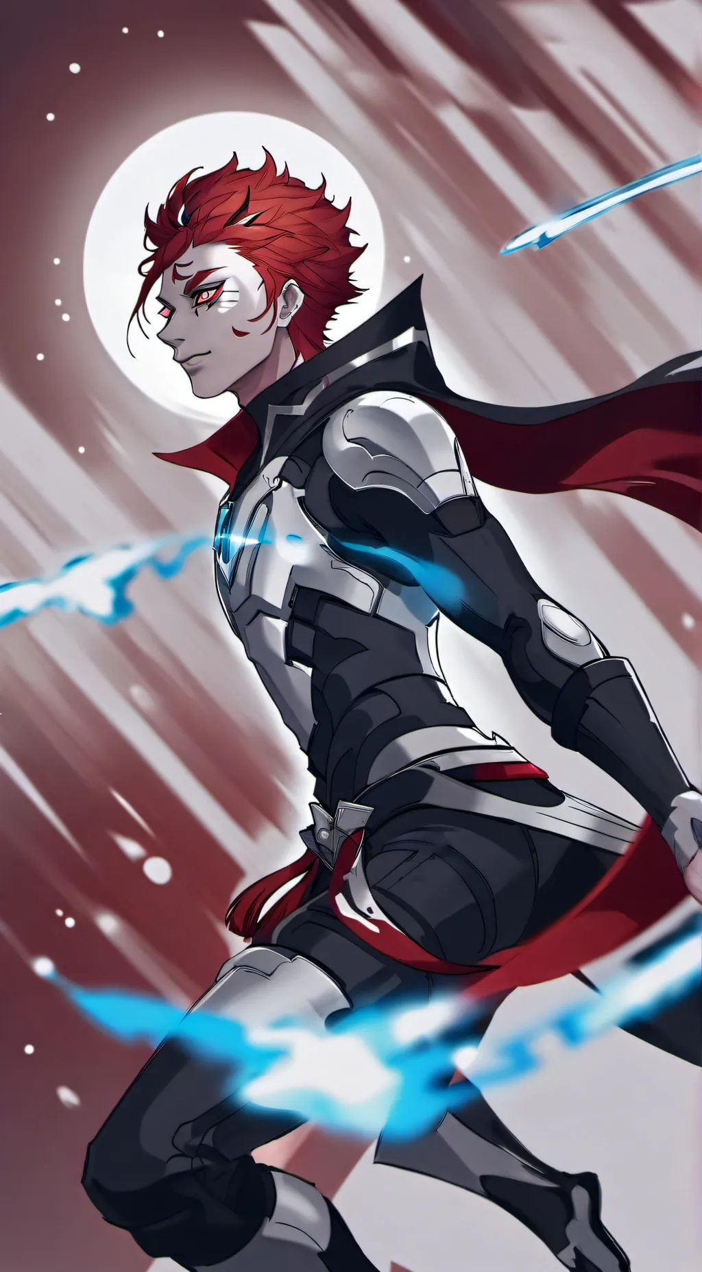 ai character: Demon slayer  background