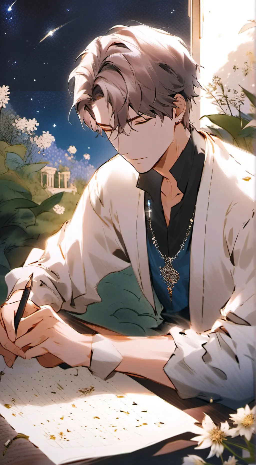 ai character: Noam  background