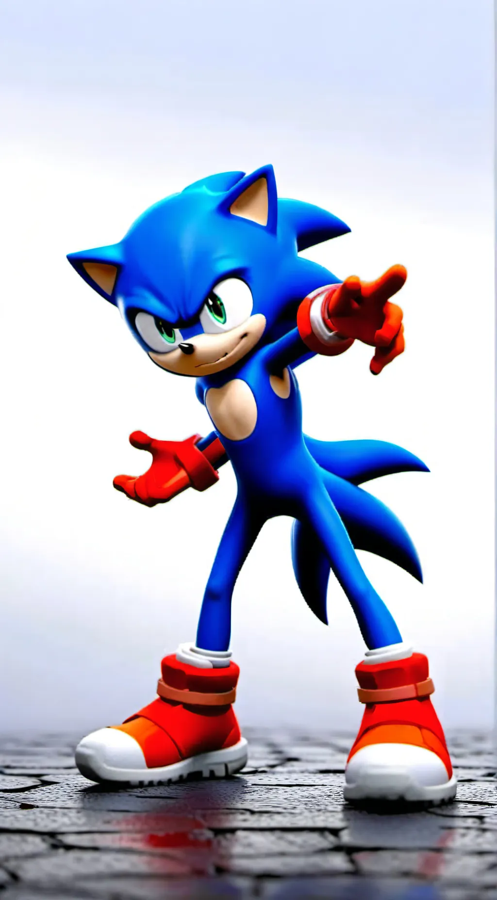 ai character: Sonic background