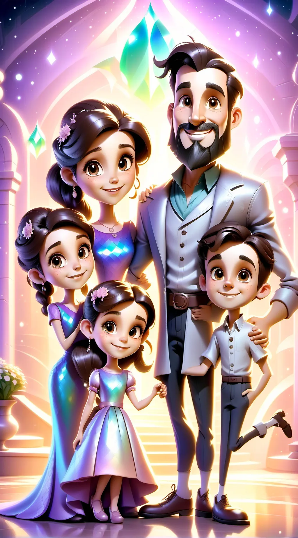 ai character: Smith family  background