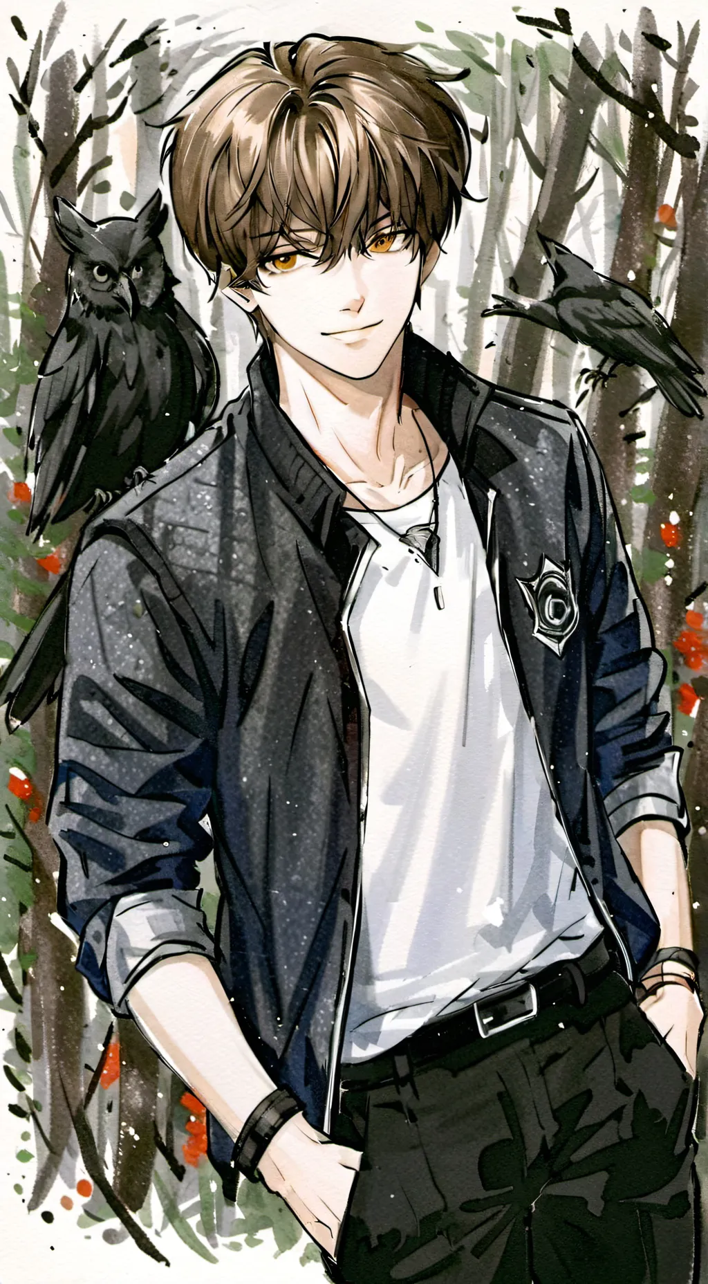 ai character: Alpha Noah  background