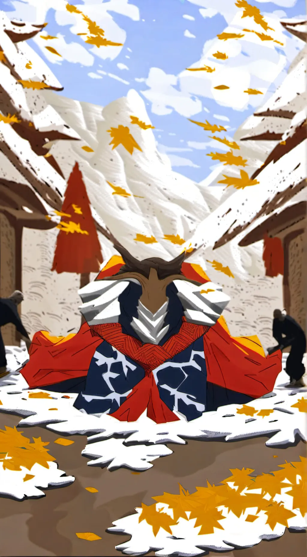 ai character: vila ninja  background