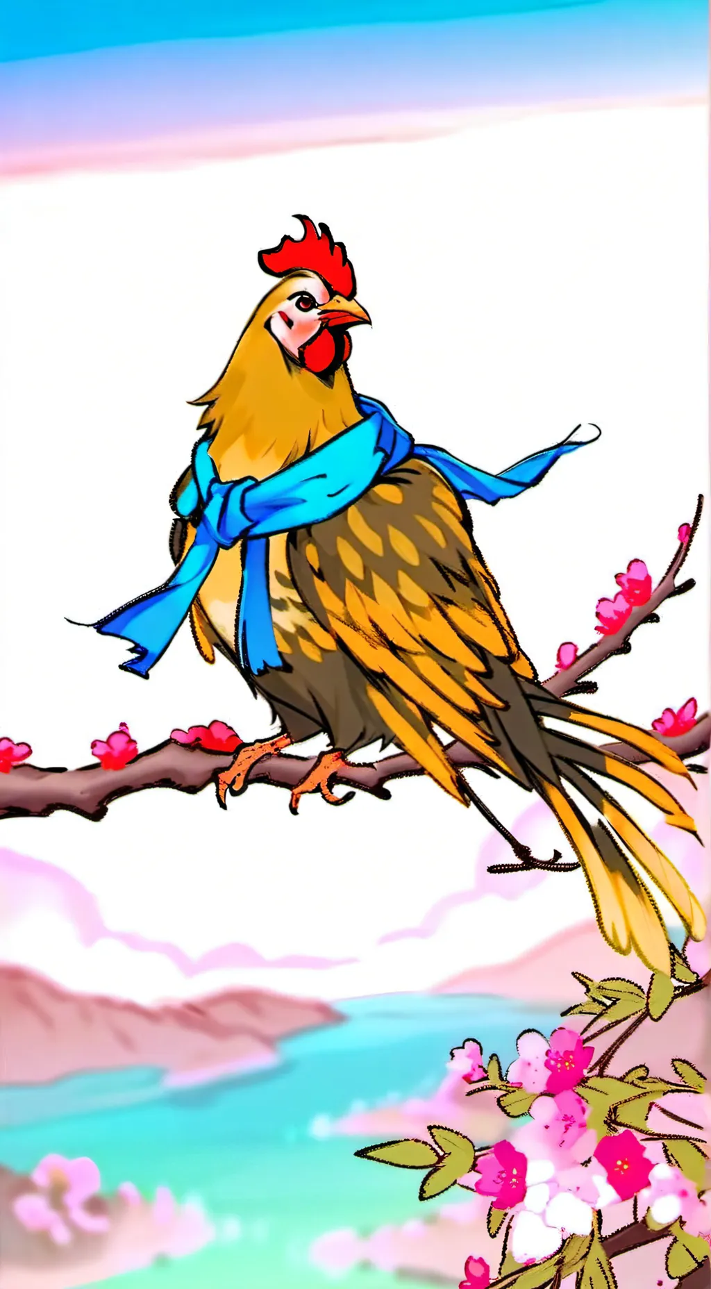ai character: babs chicken run  background