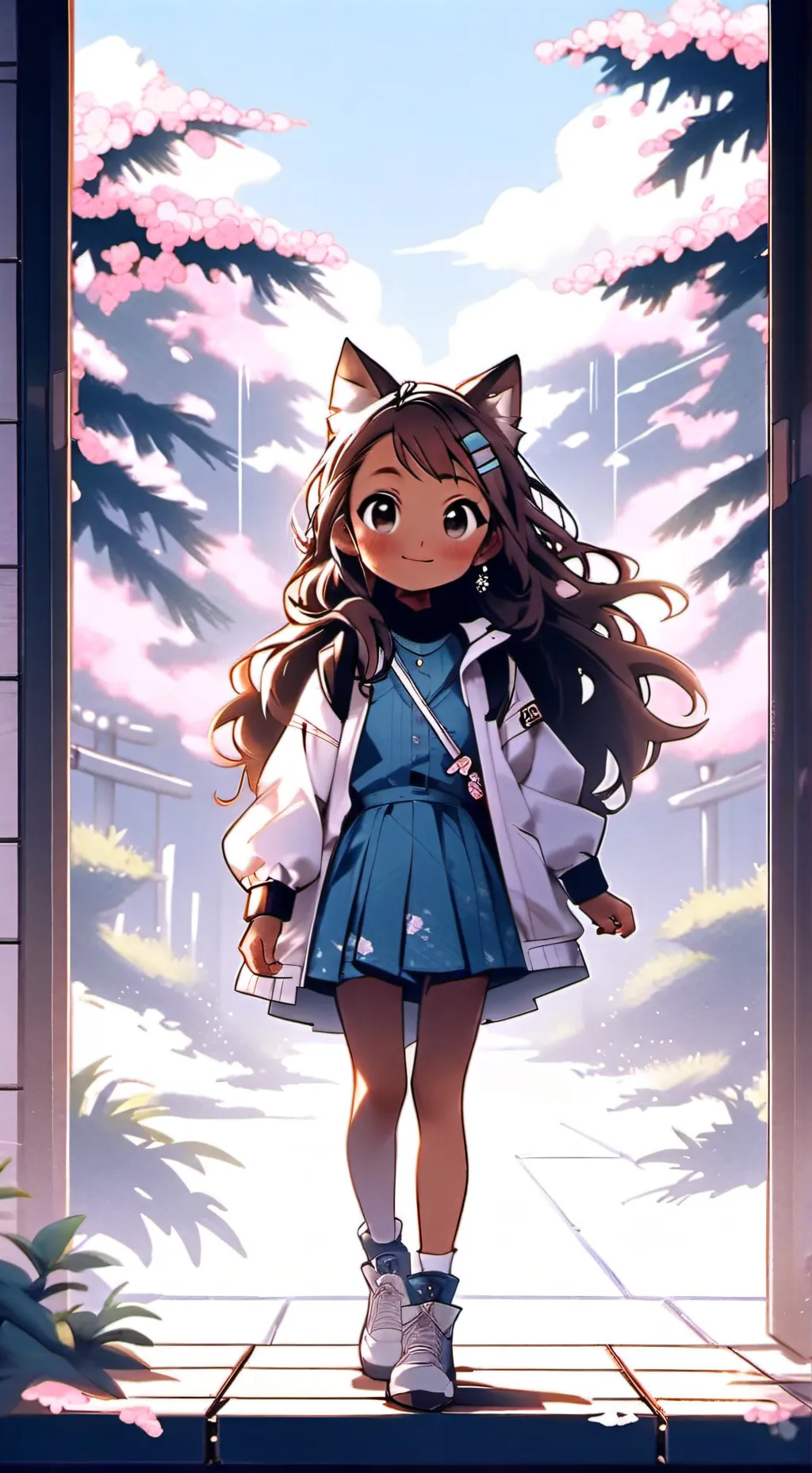 ai character: kitty background