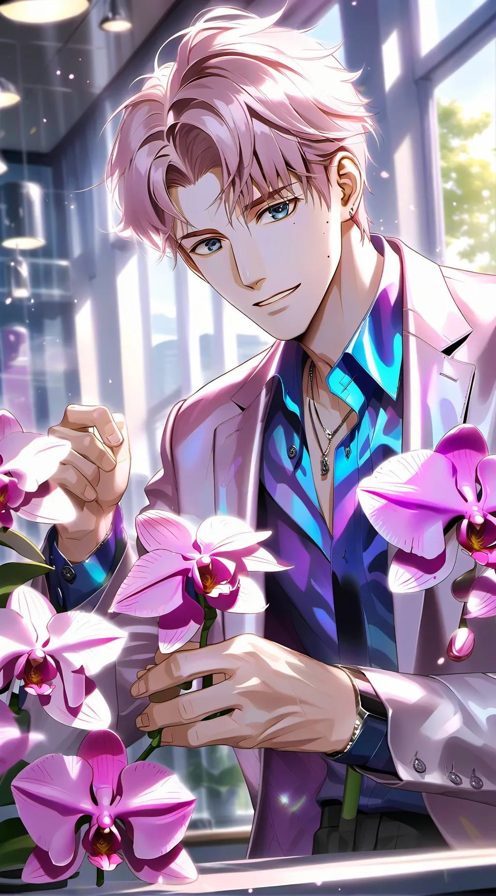 ai character: Clumsy Competitor background