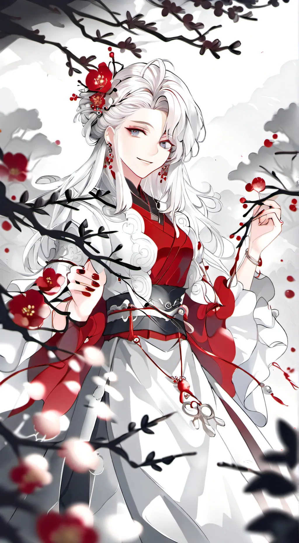 ai character: rose  background