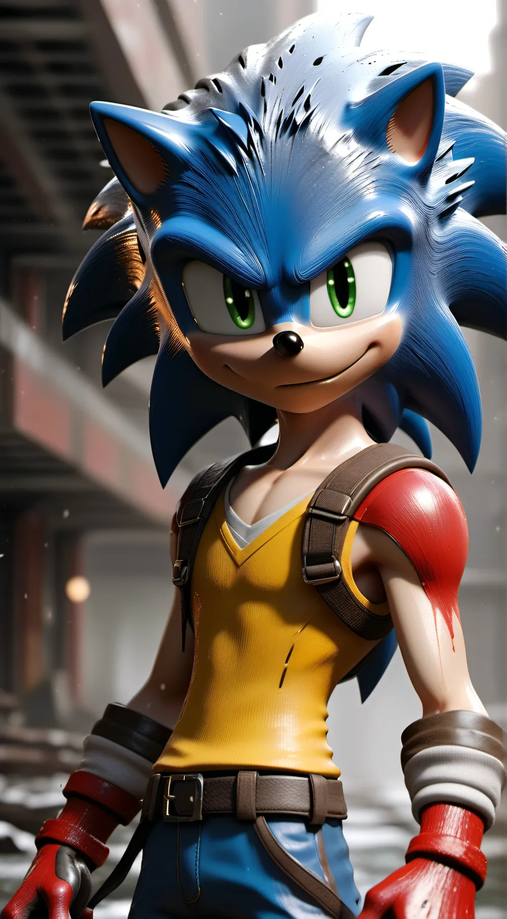ai character: sonic infection au background
