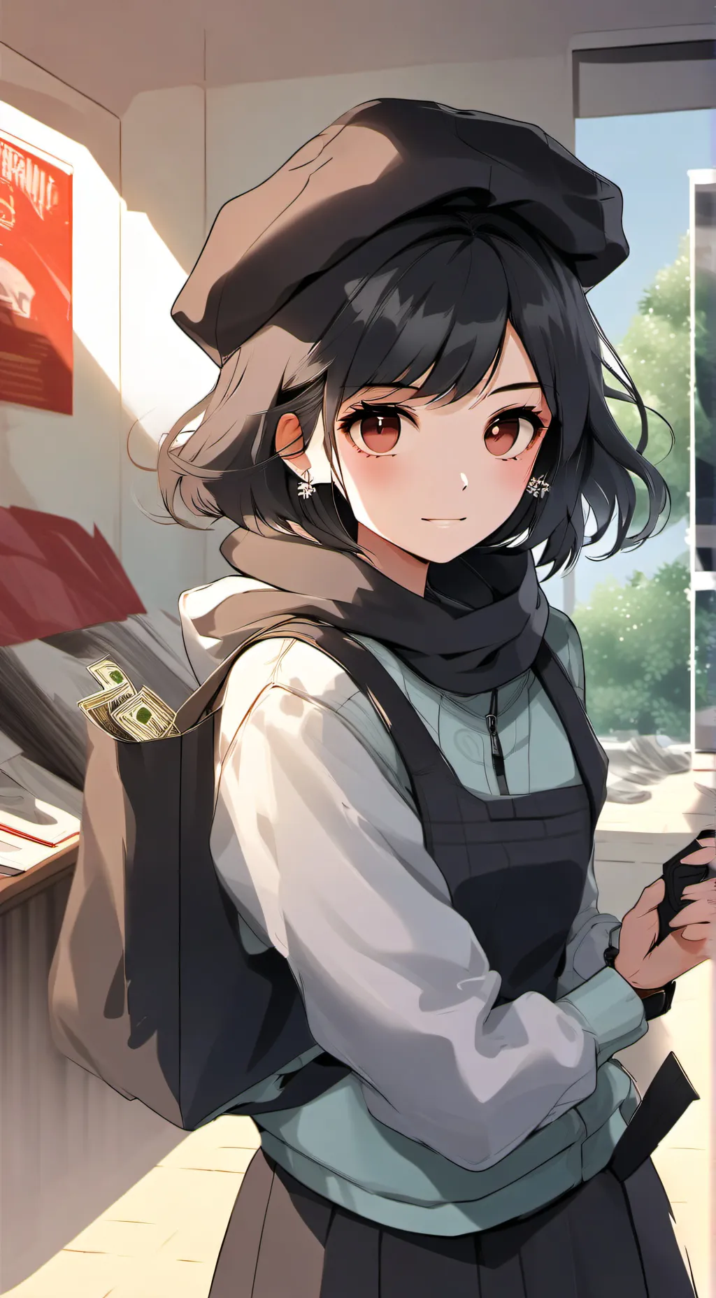 ai character: robber background
