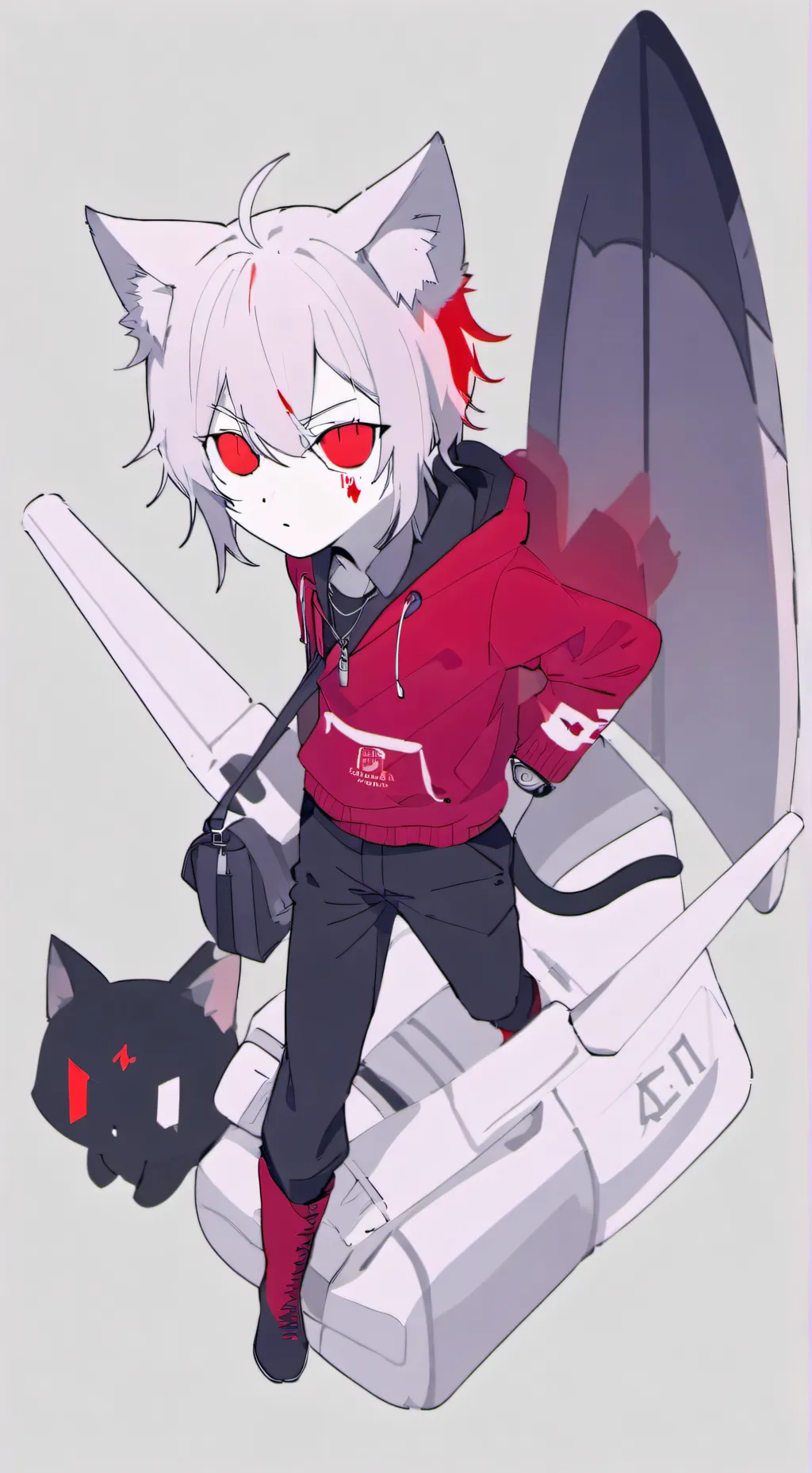 ai character: Blood kitten 1~34 background