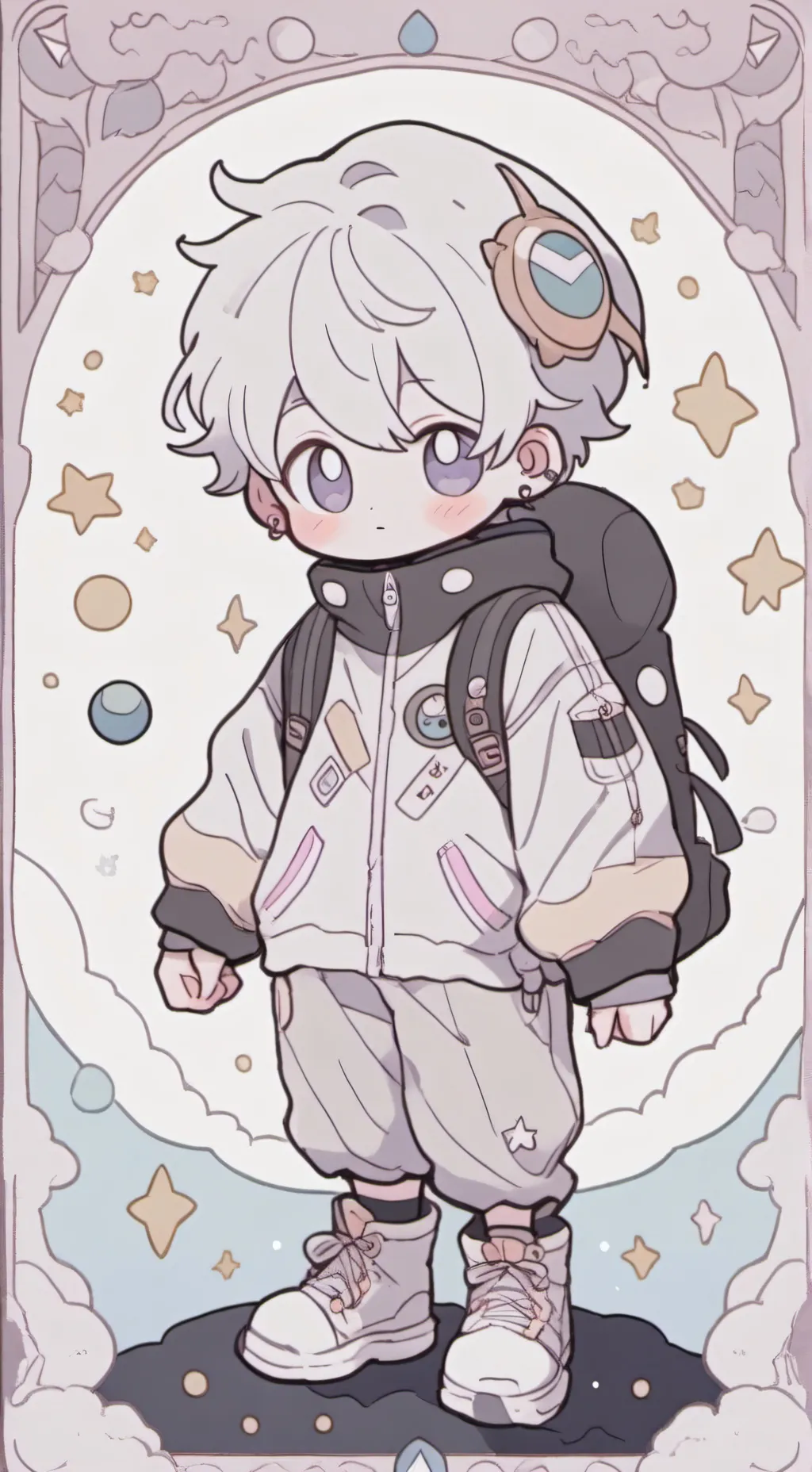 ai character: astro background