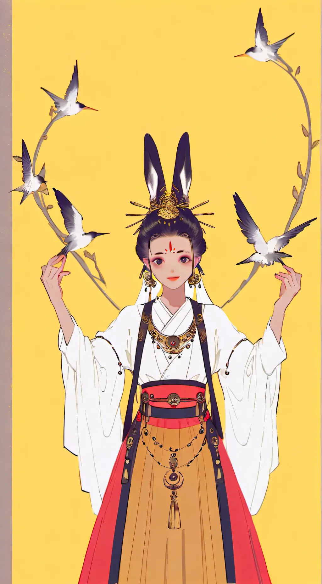 ai character: fox pet background