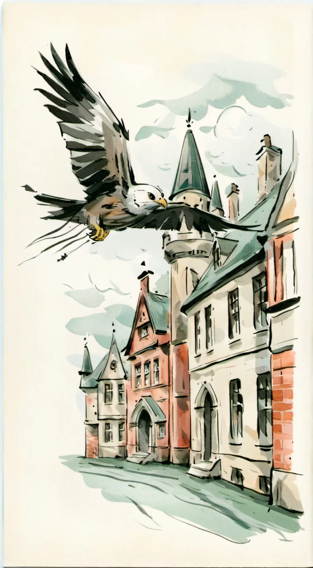 ai character: Hogwarts!! background