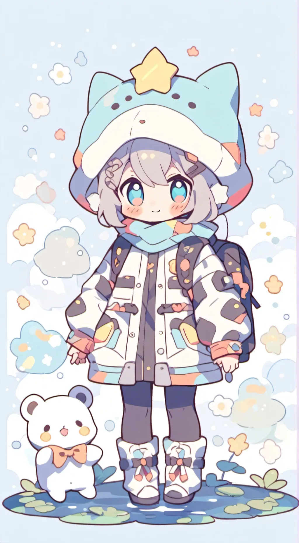 ai character: MY CLASS X CB background