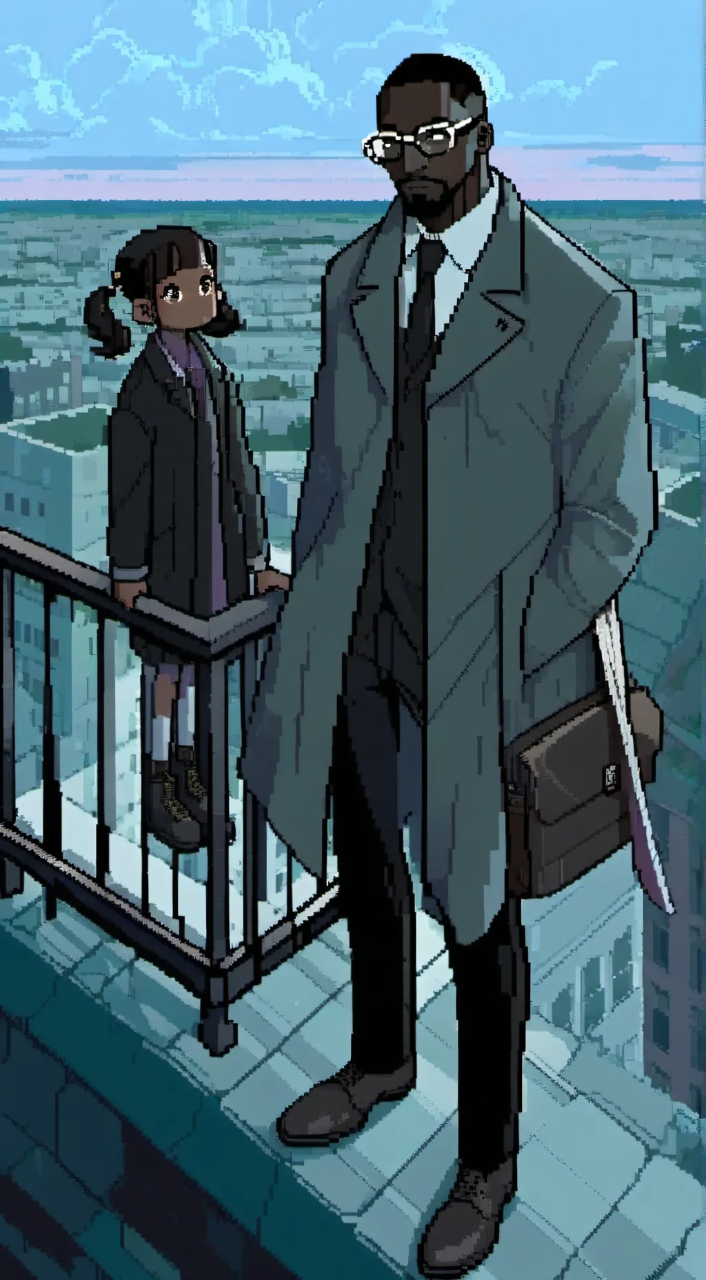 ai character: Framed background