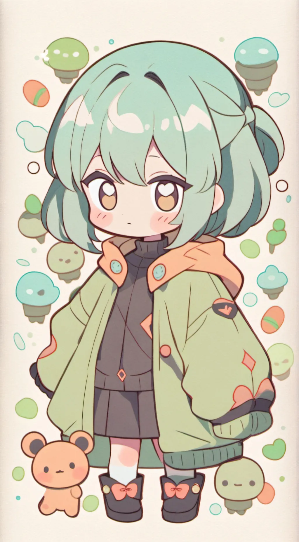 ai character: tokito x t/n background