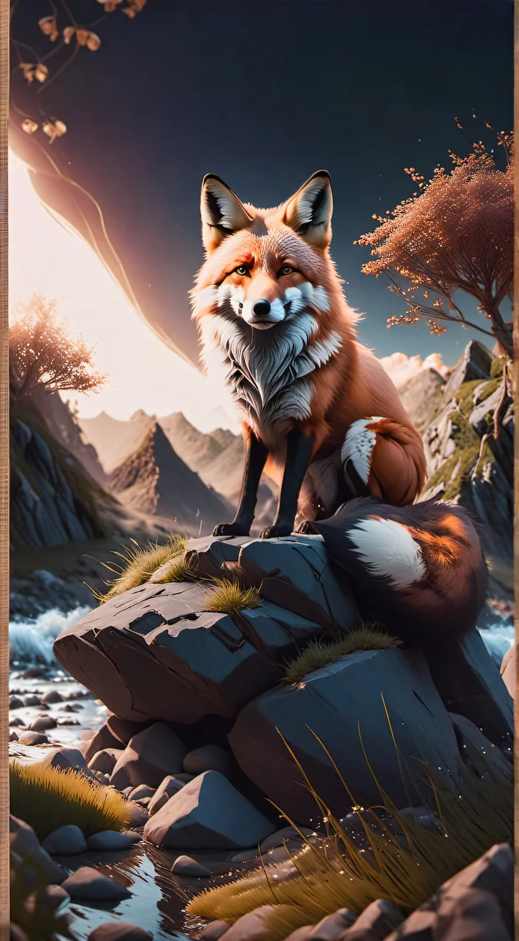 ai character: Fena background