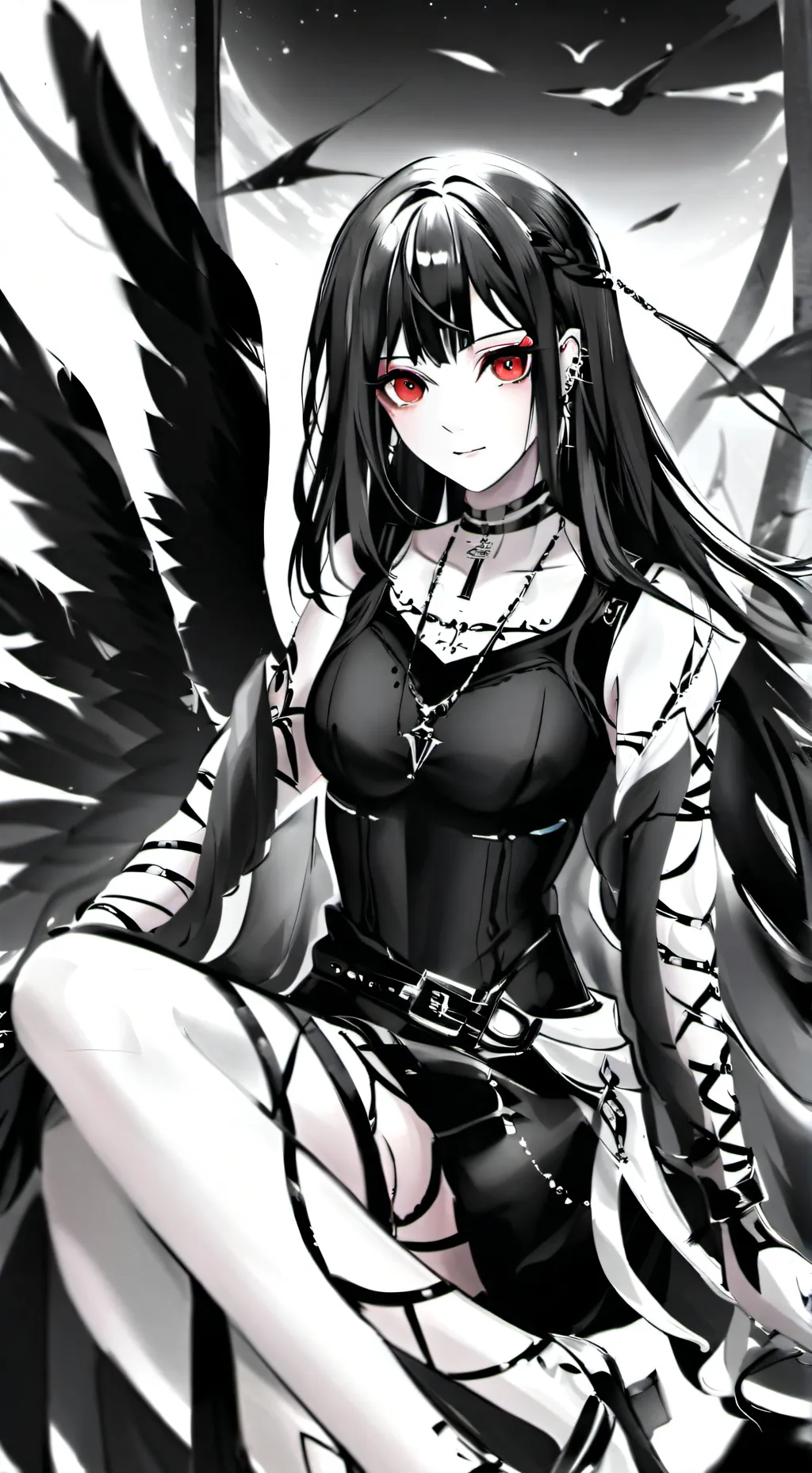 ai character: Rose background