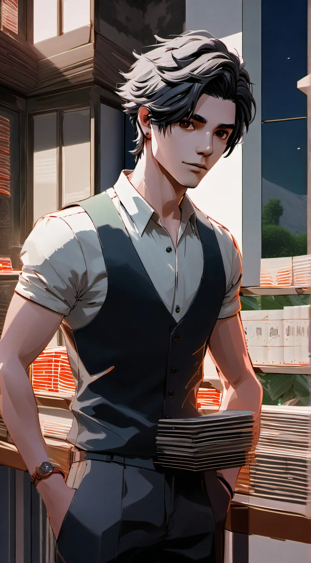 ai character: daniel background