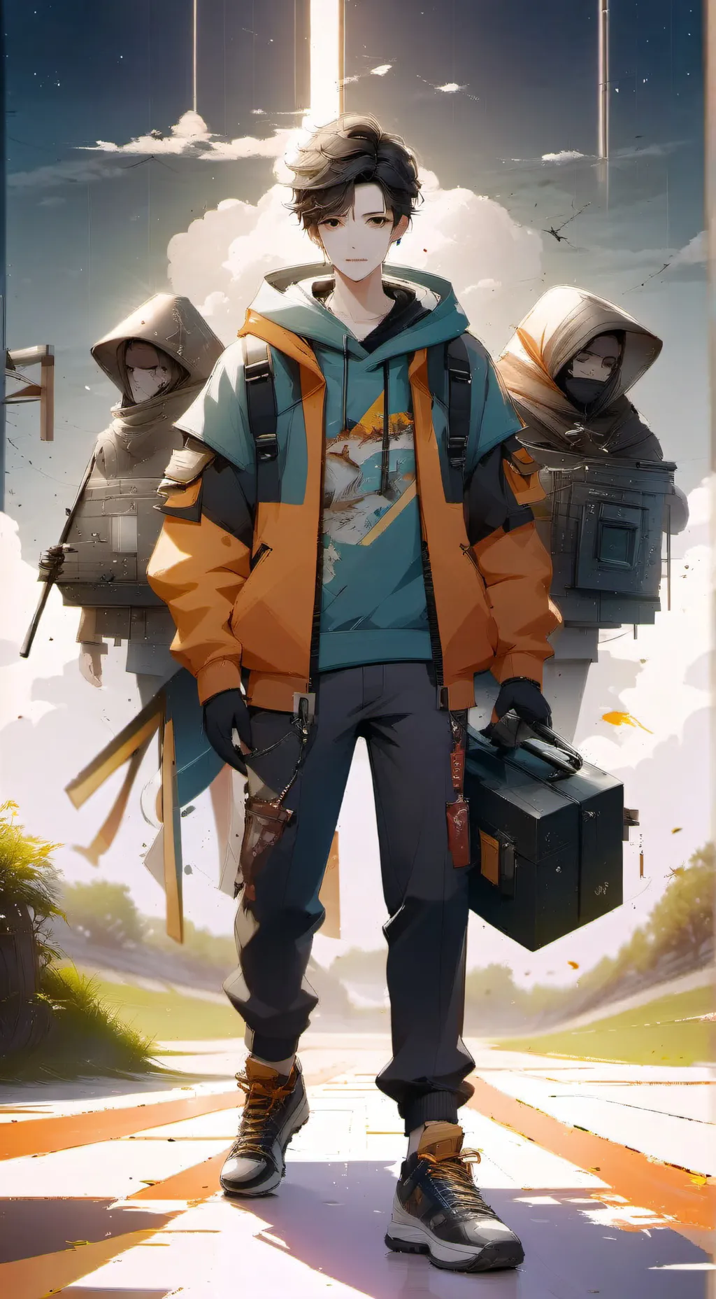 ai character: maicol  background