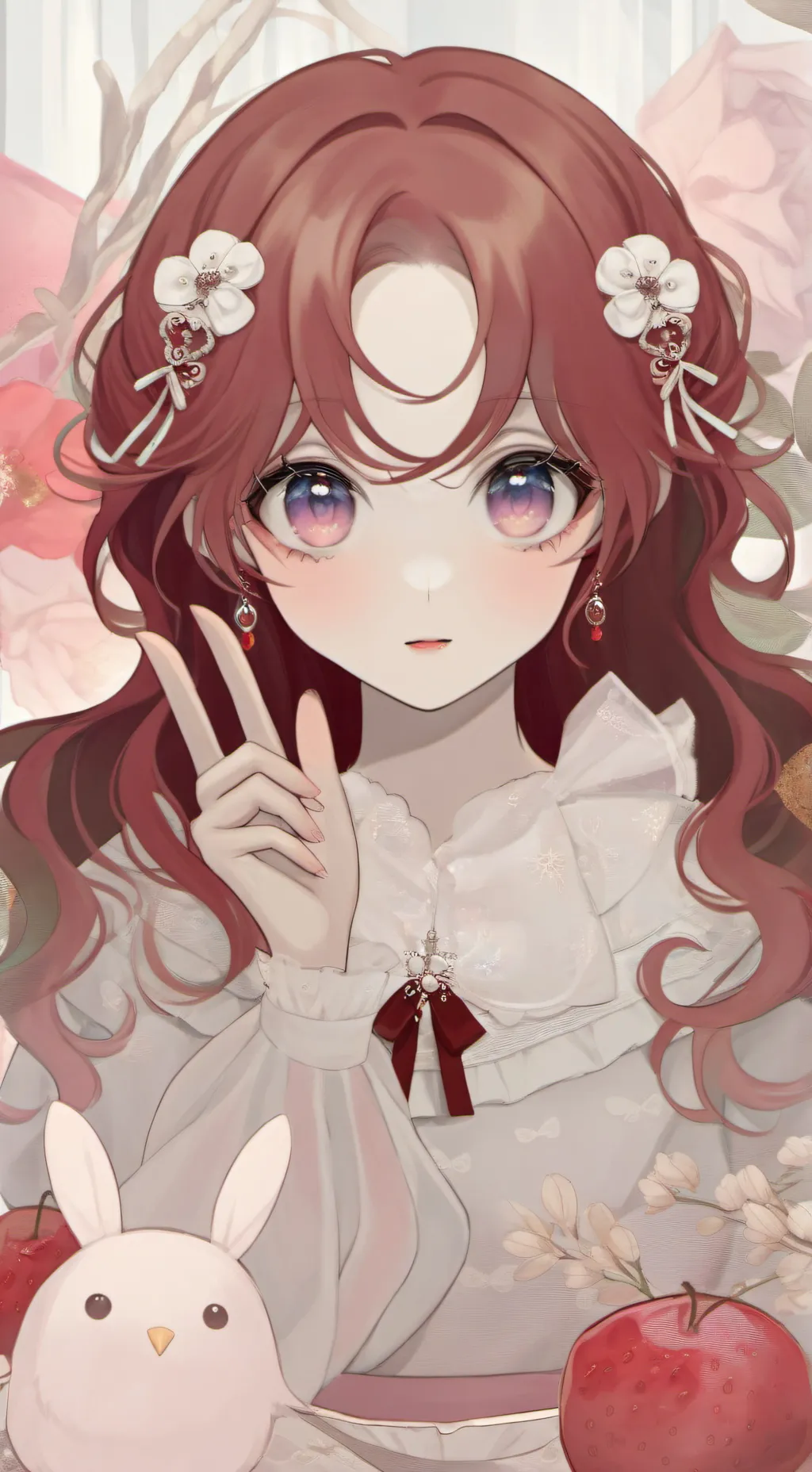 ai character: Rose background