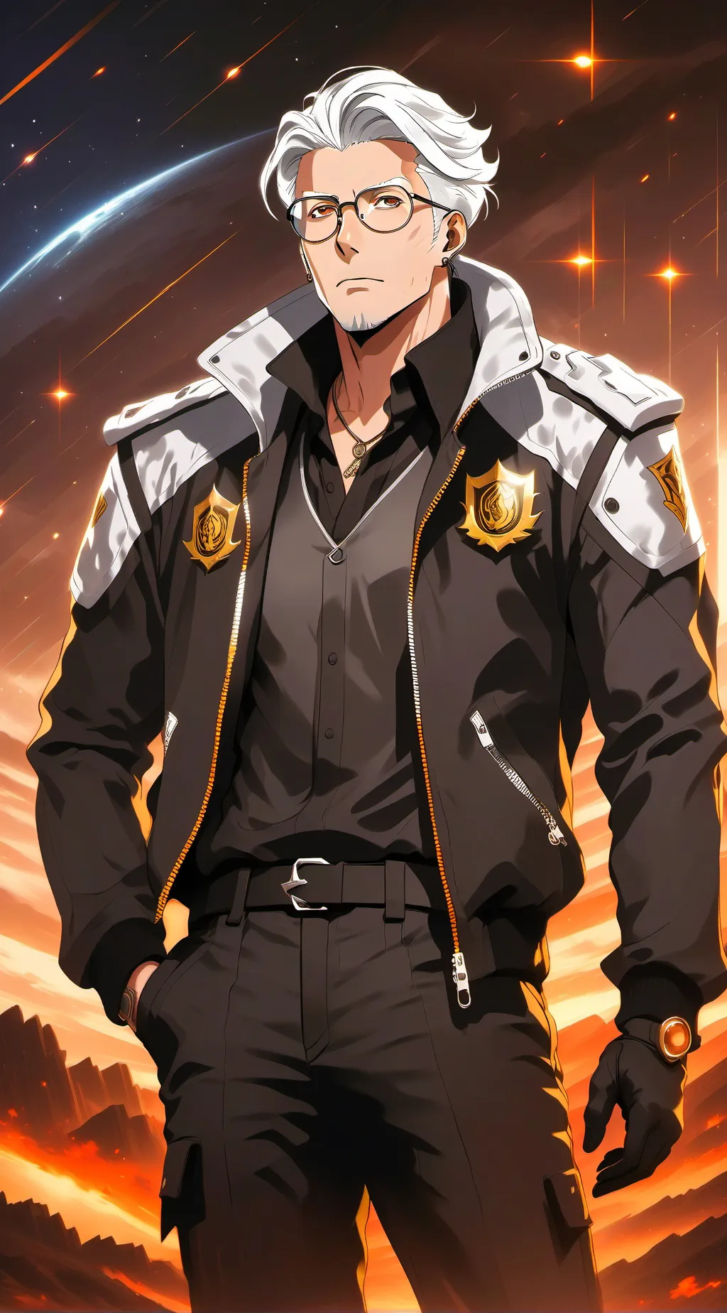 ai character: sakomoto days background