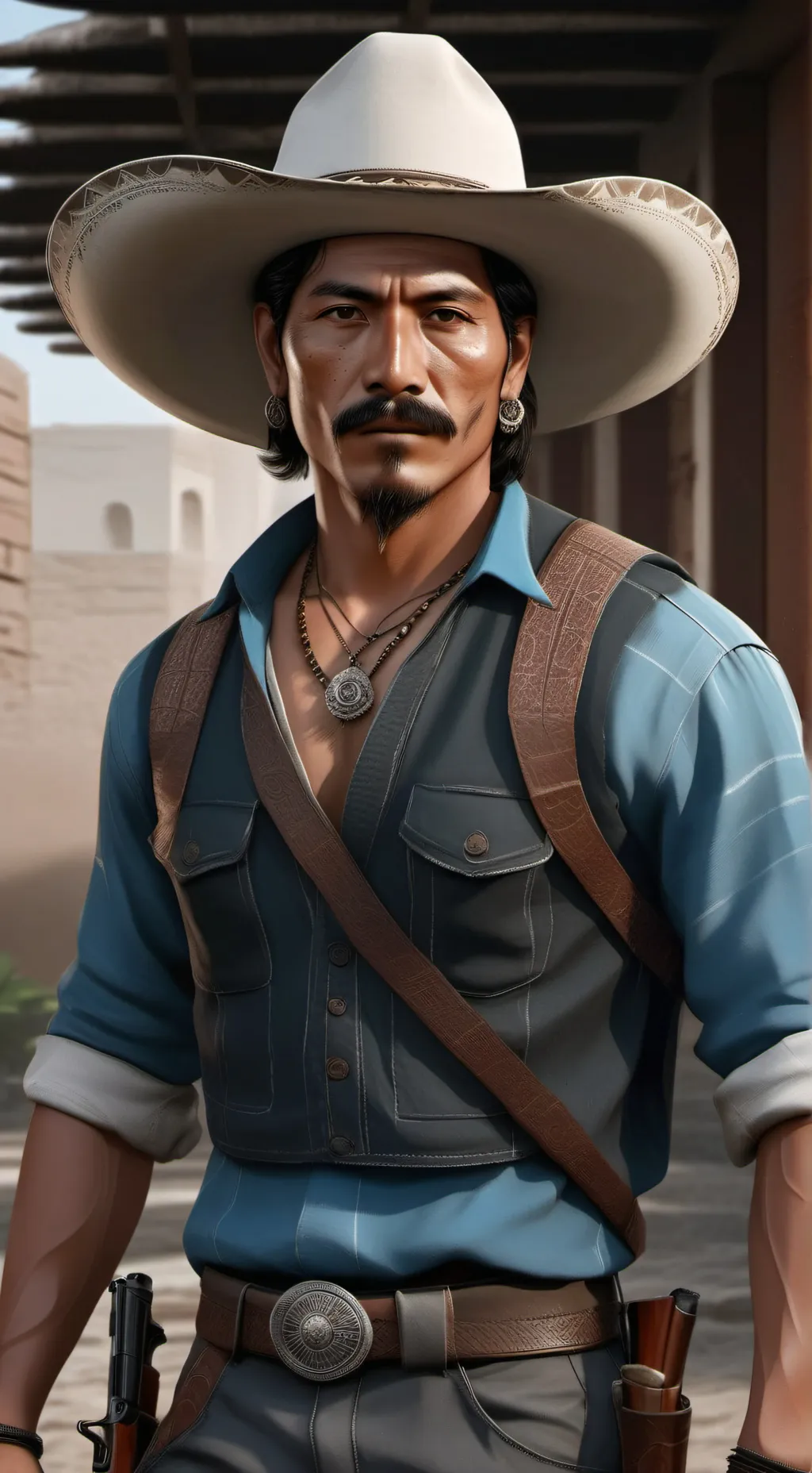 ai character: Savanna background