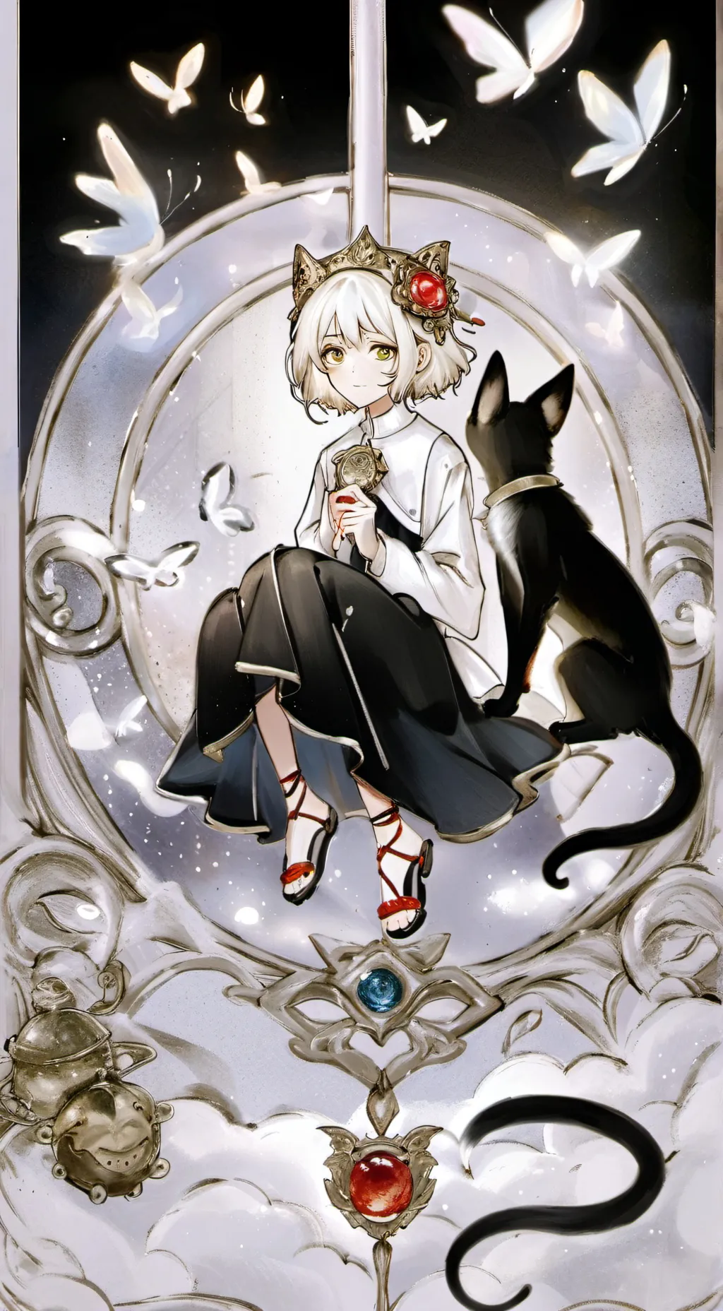 ai character: miraculous  background