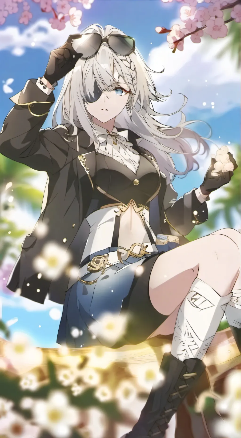 ai character: Rose background