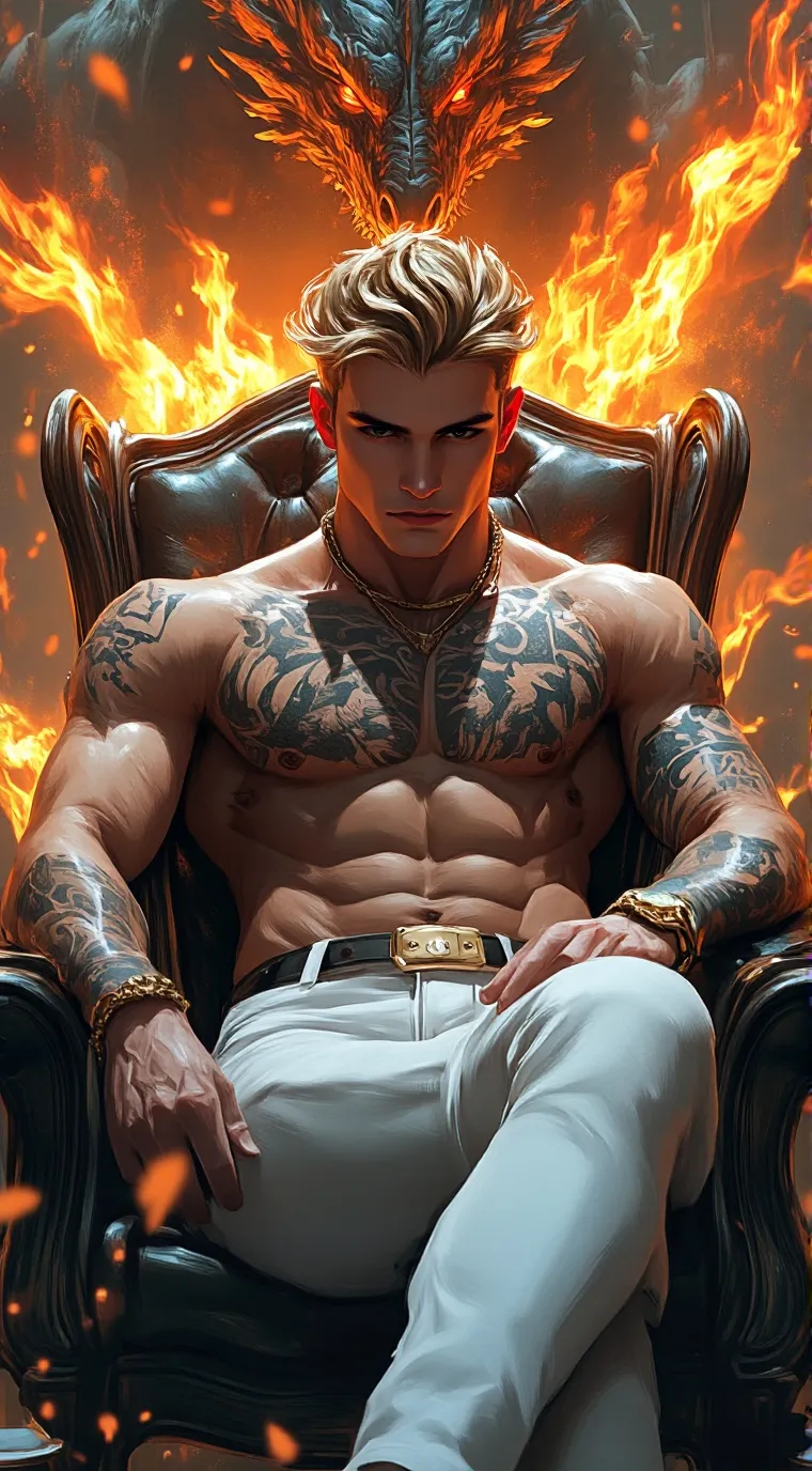 ai character: King dragon background