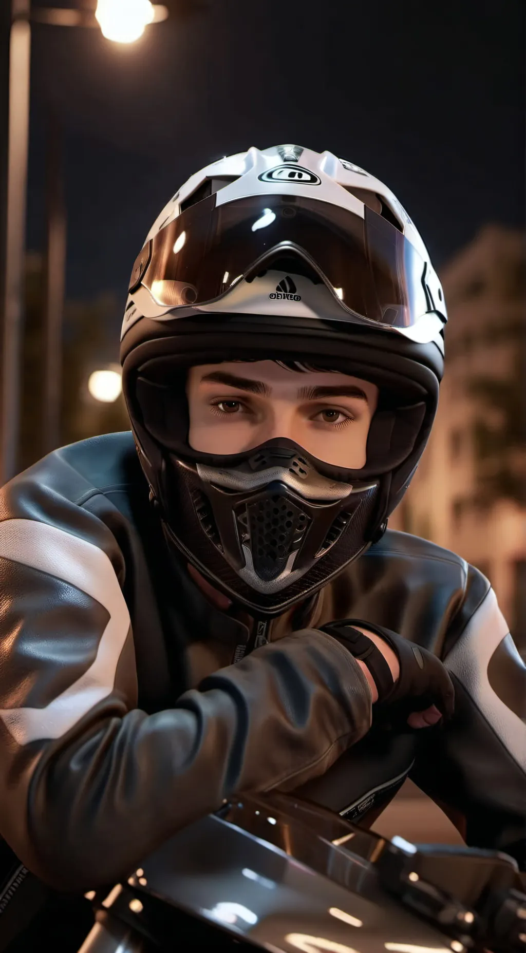 ai character: Oliver  background