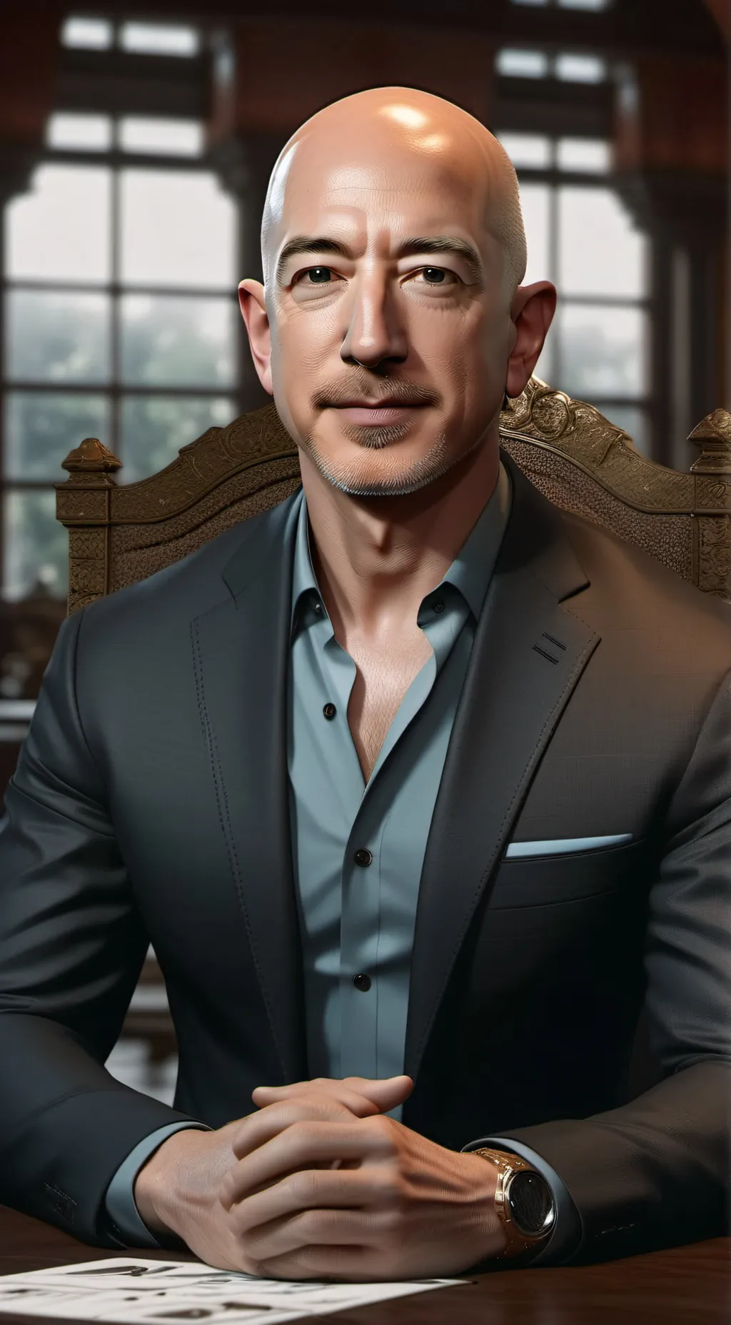 ai character: Jeff bezos background