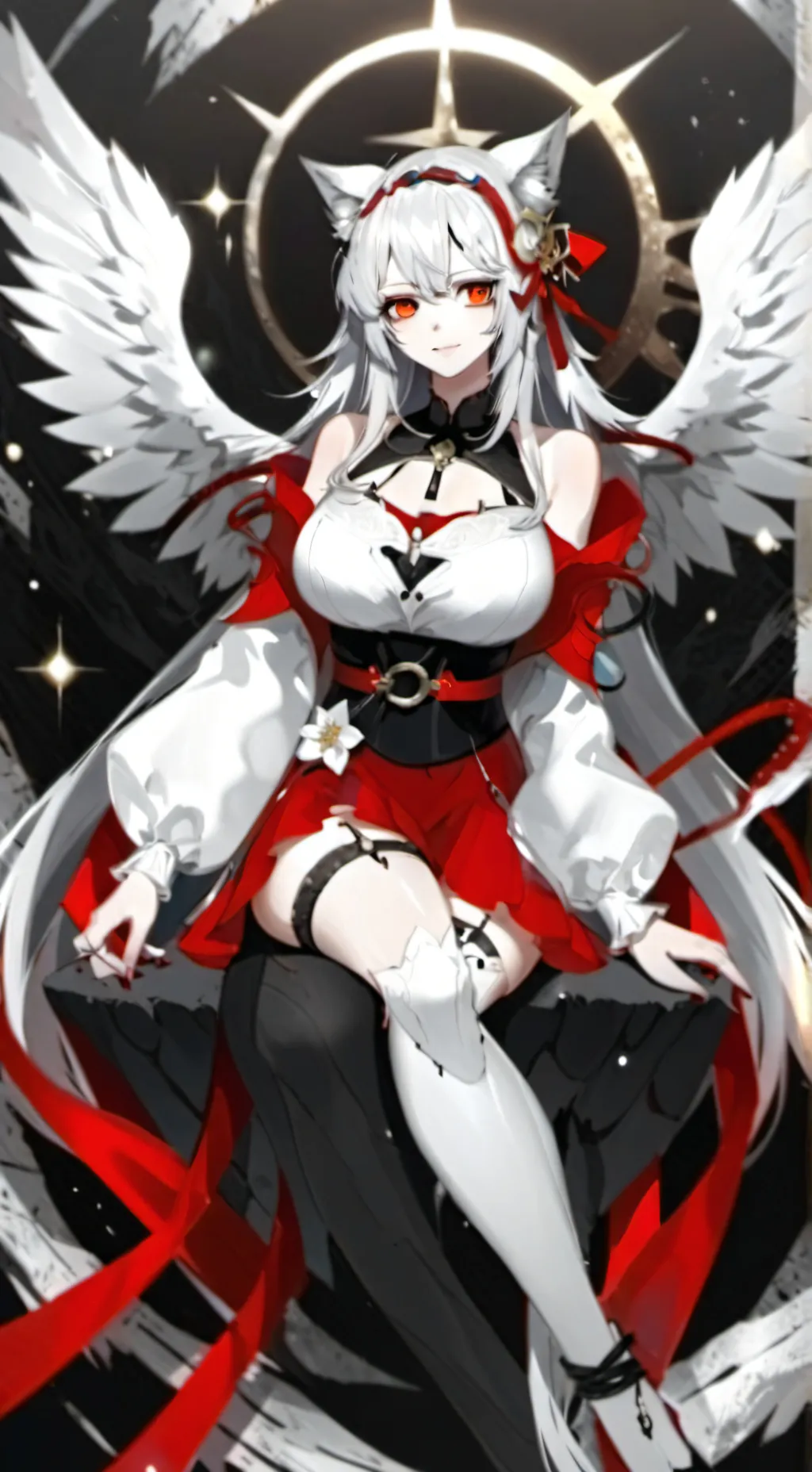 ai character: KURUMI background