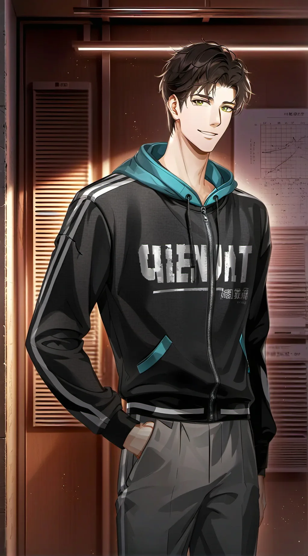 ai character: Casual Office Riva background