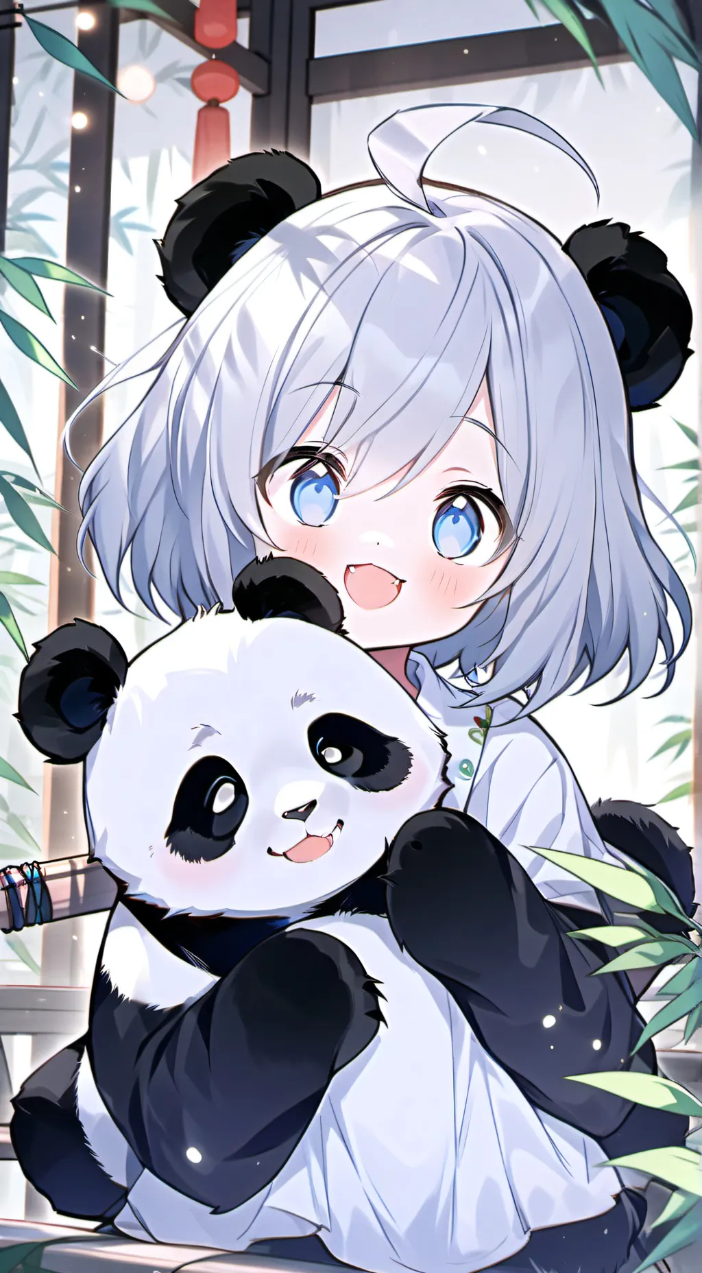 ai character: Bamboo Bandit Furry background