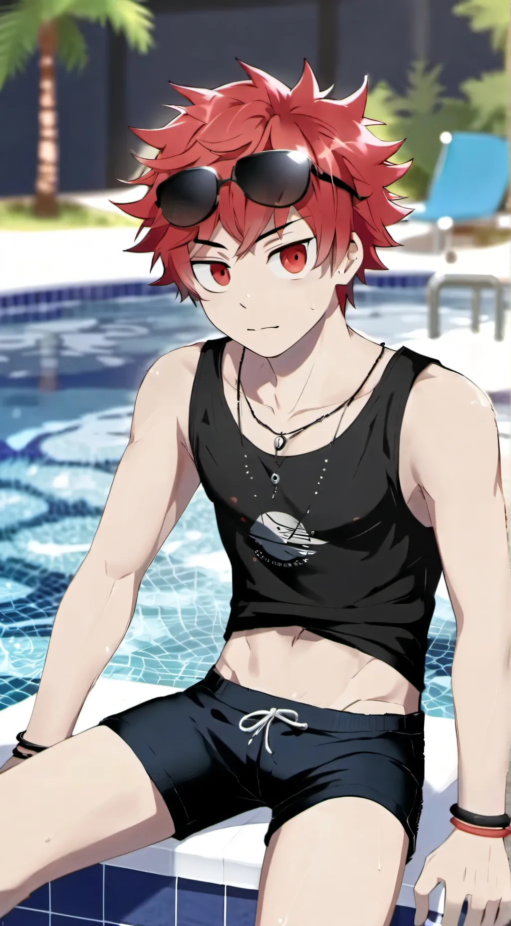 ai character:  squad pool party! background