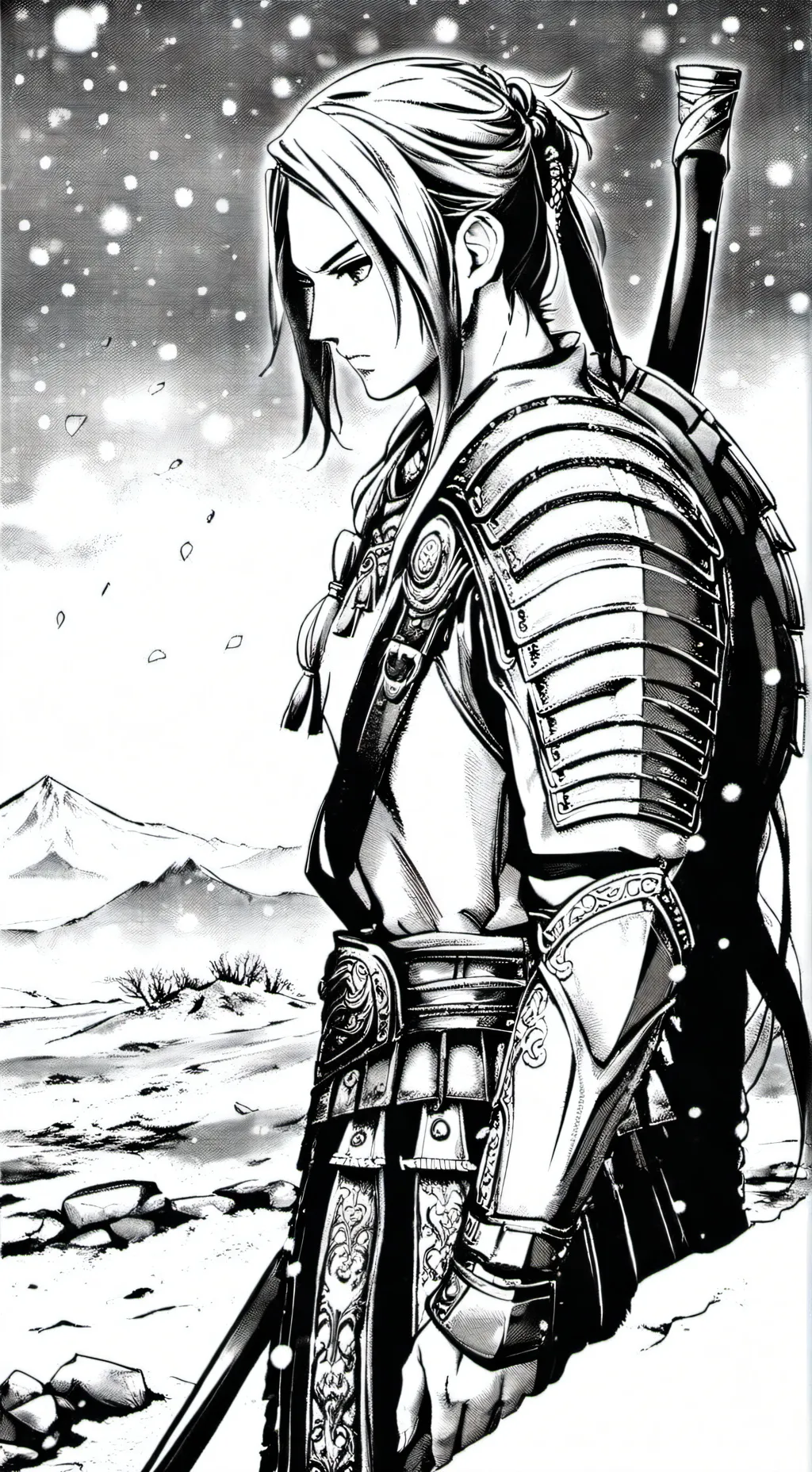ai character: N, V and J background