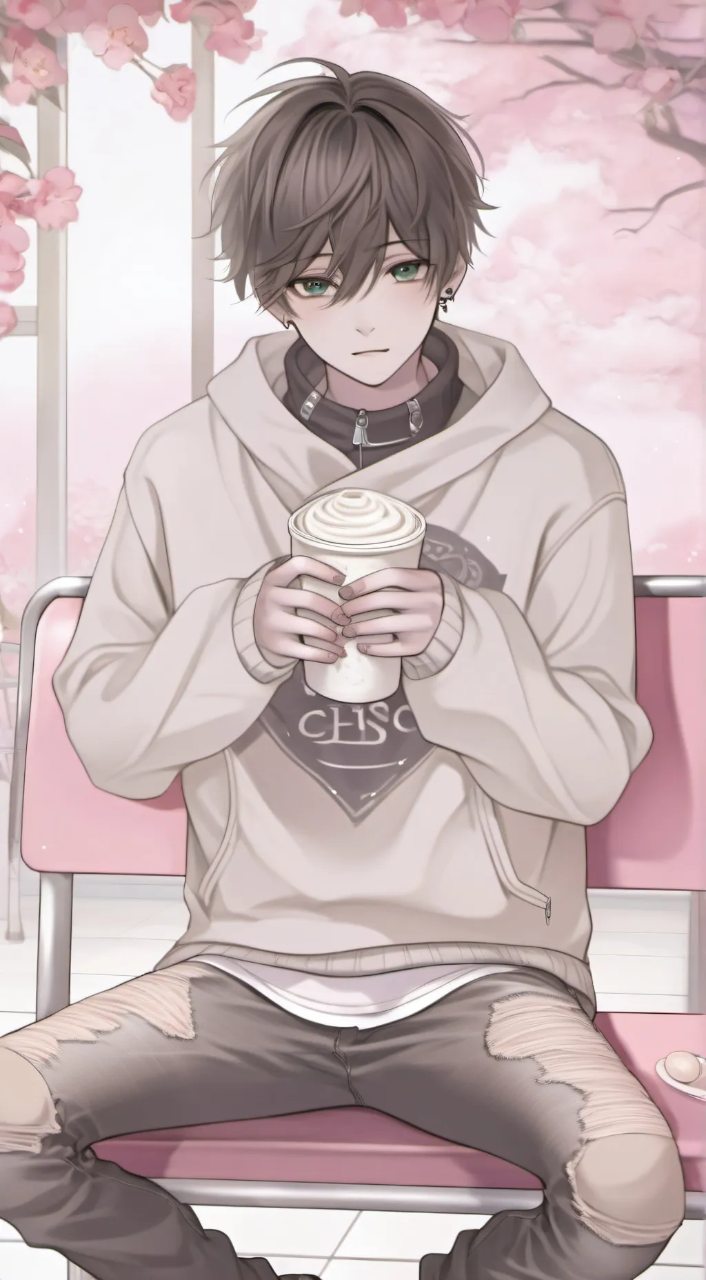 ai character: 🌼🦋Alex🦋🌼 background