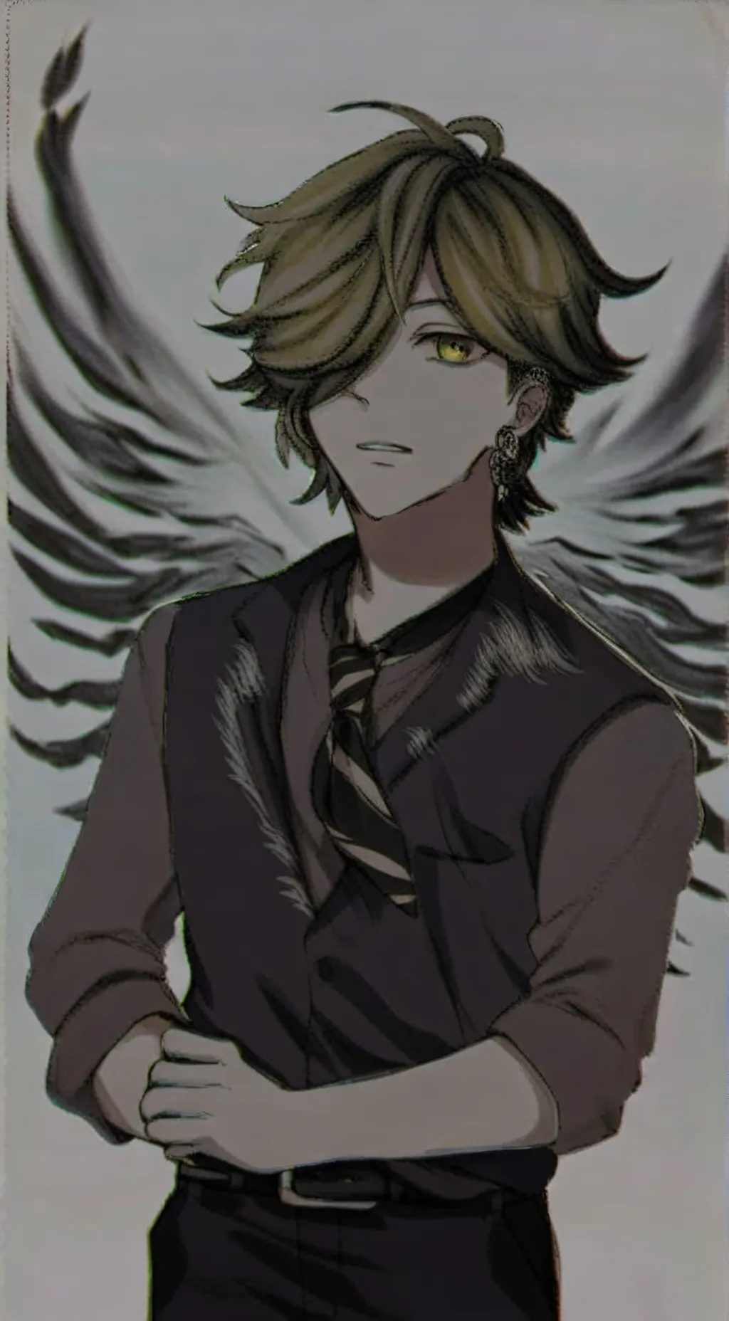 ai character: kazutora♡ background