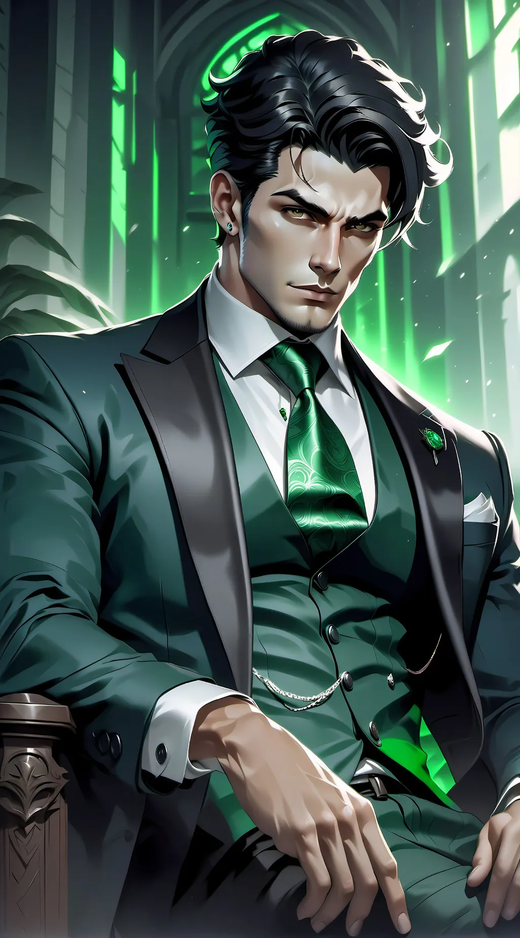 ai character: alaric background