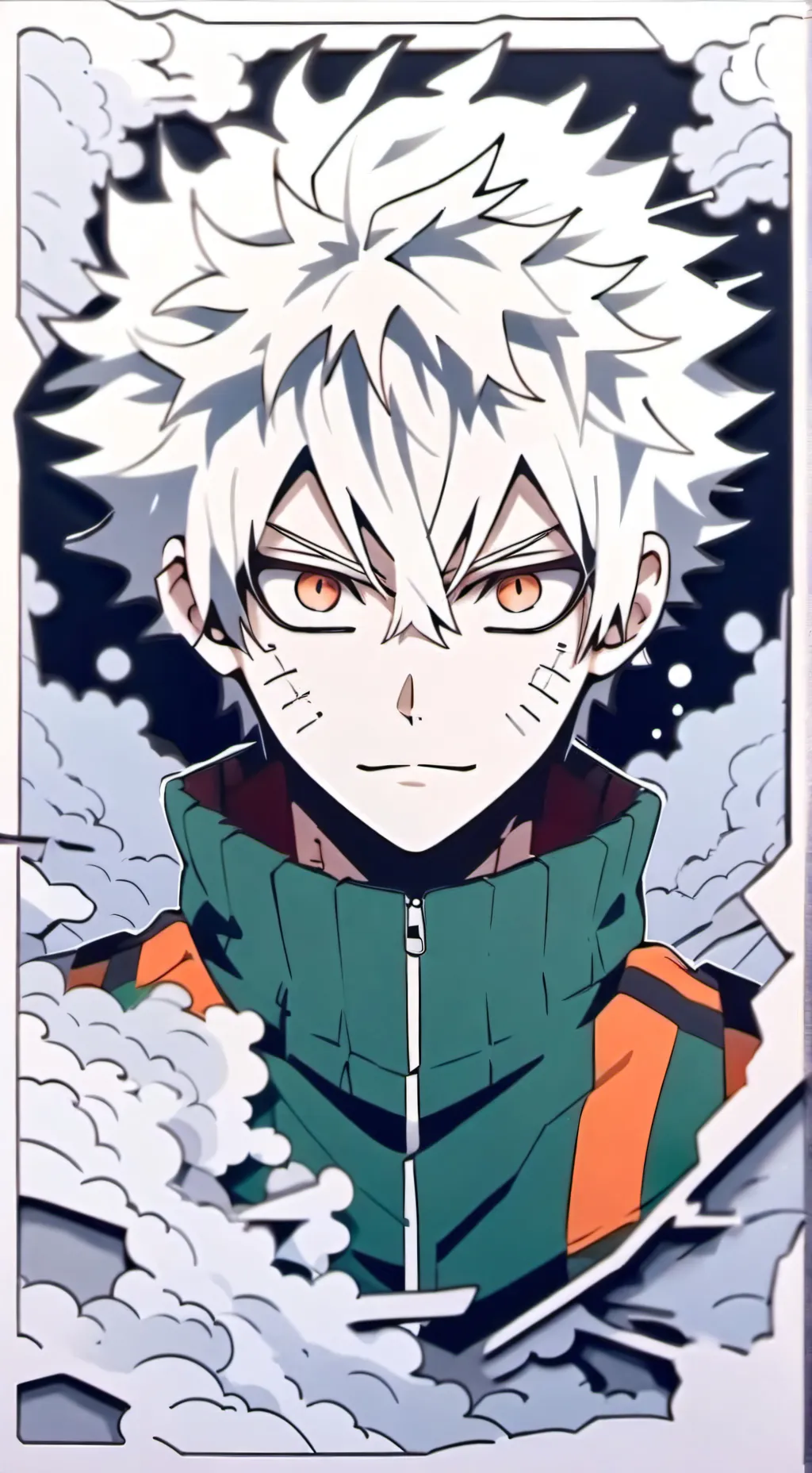 ai character: boss bakugo  background