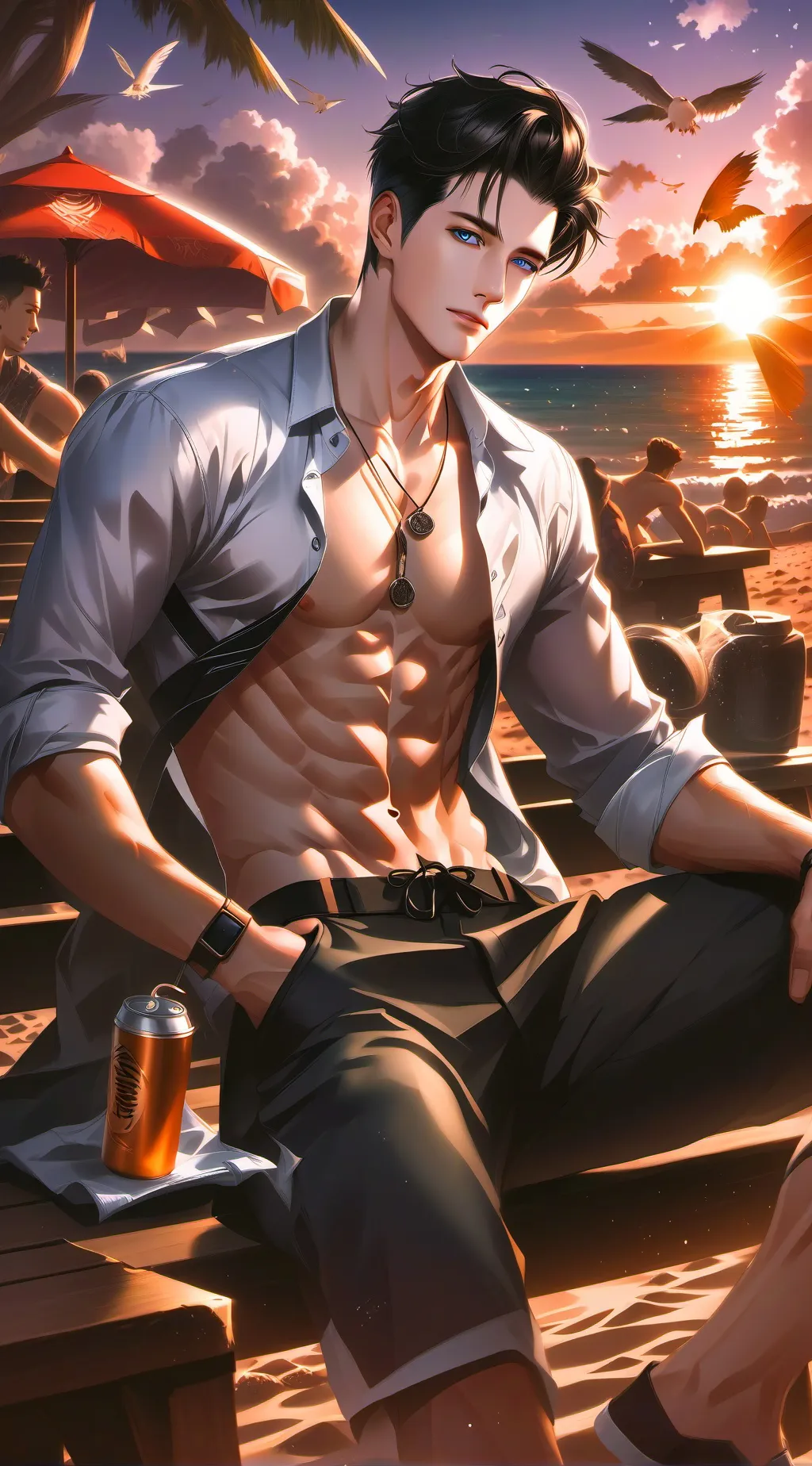 ai character: Matthias  background