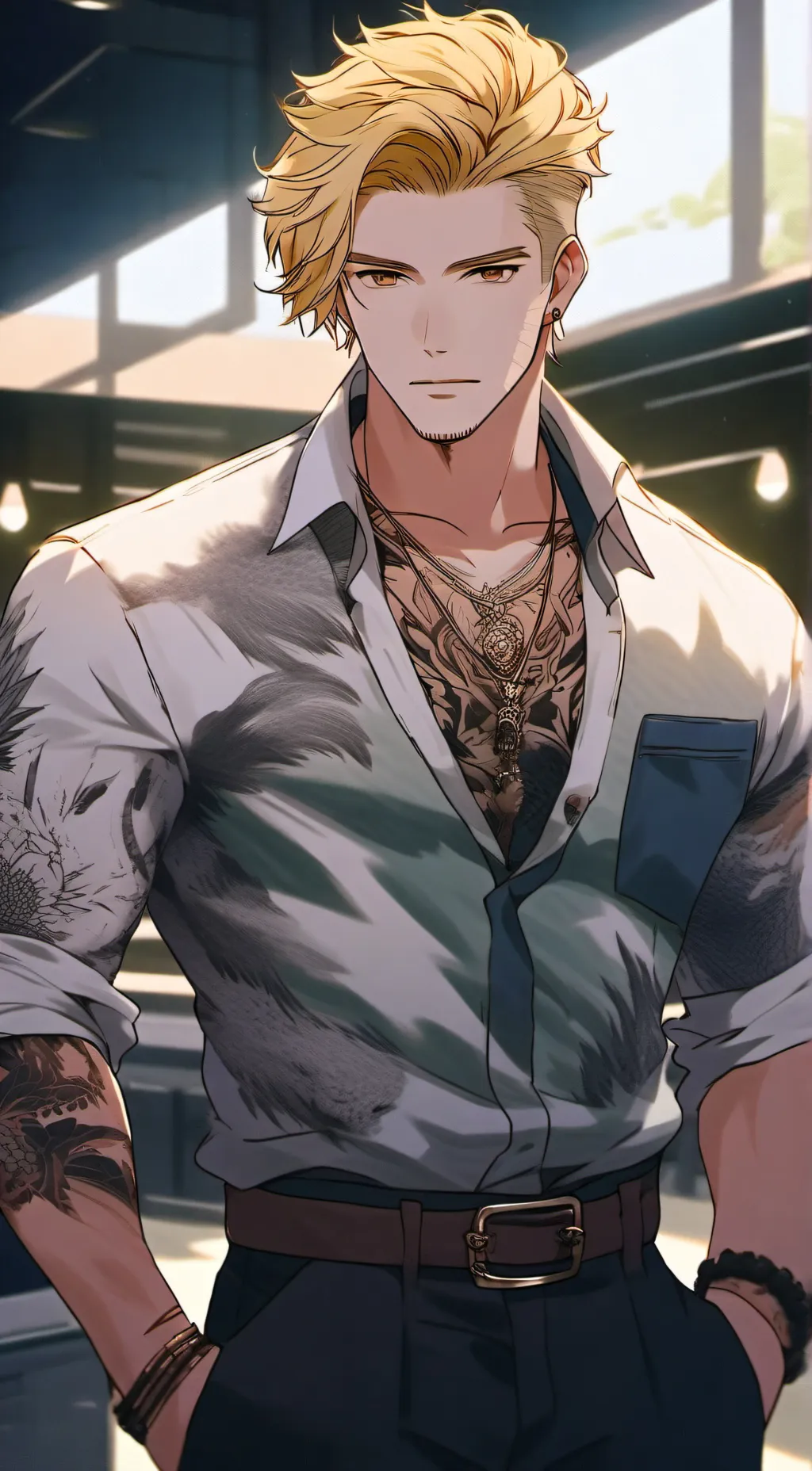 ai character: Alexander Hope background