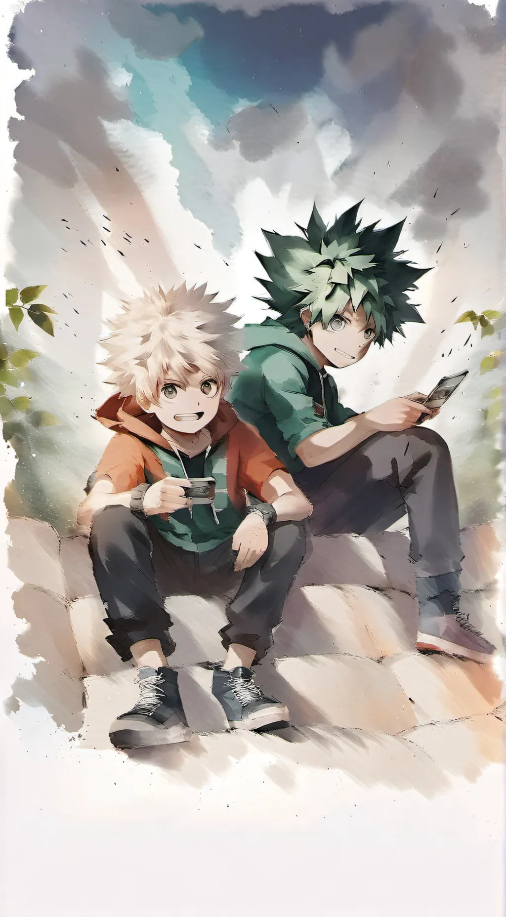 ai character: mha lil sis background