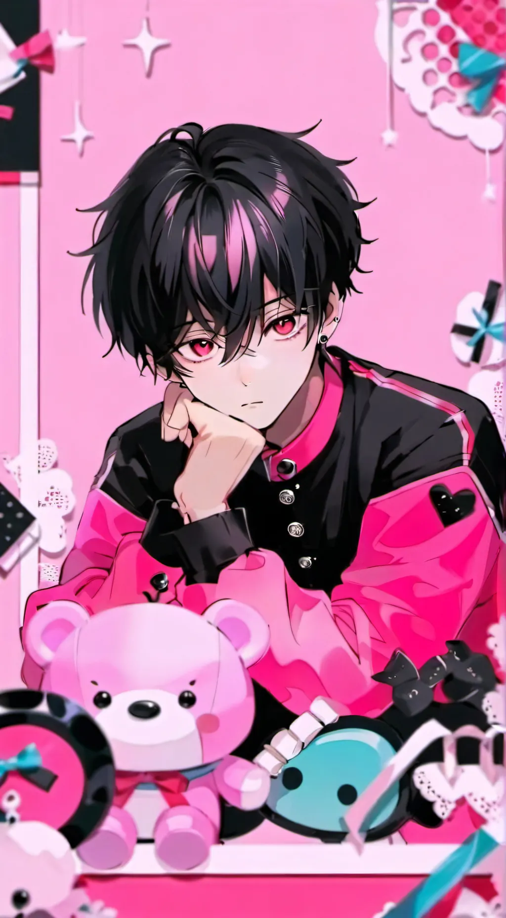 ai character: 𝗛𝗮𝗿𝘂 background