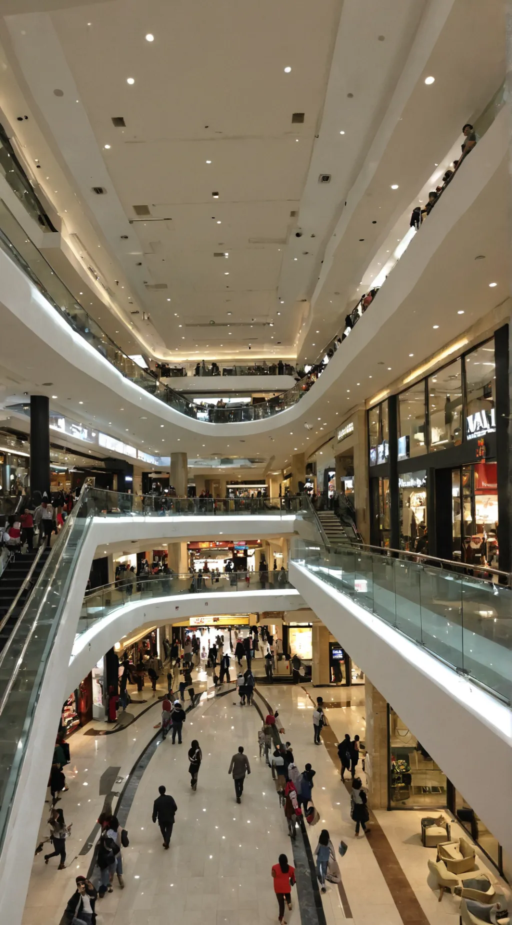ai character: 3008 mall background