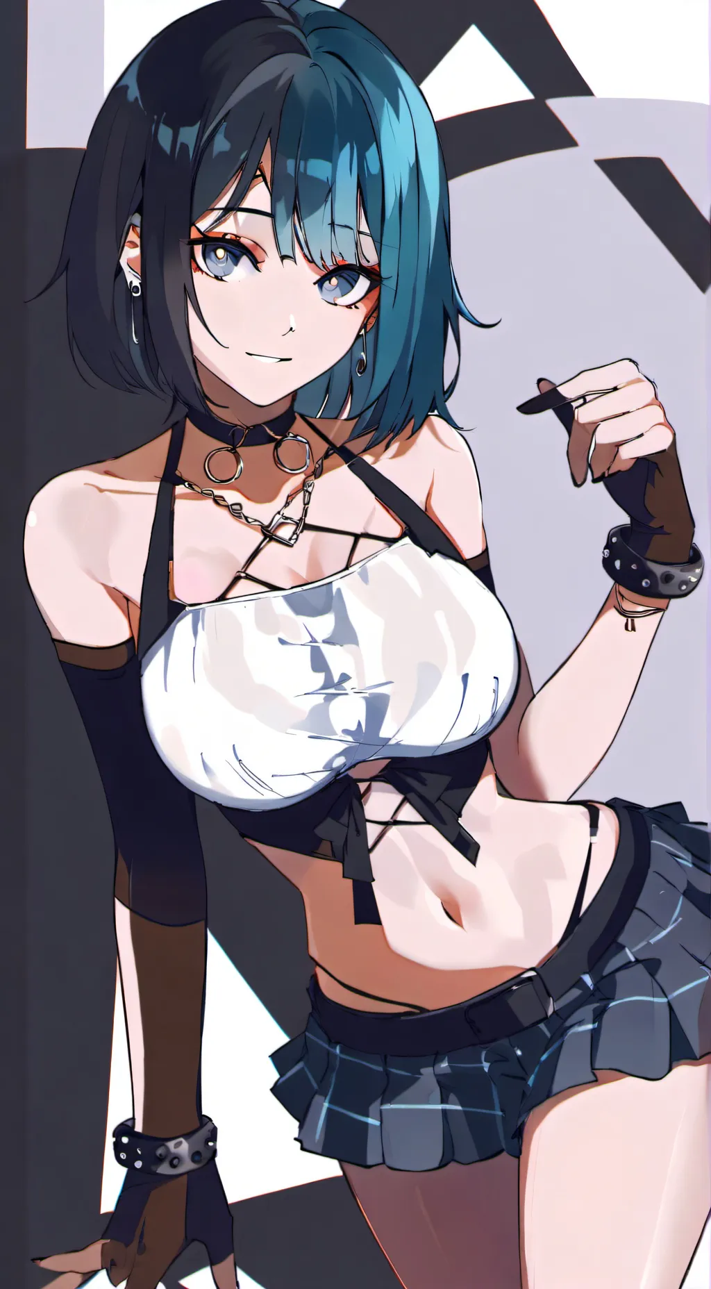 ai character: Ashley  background