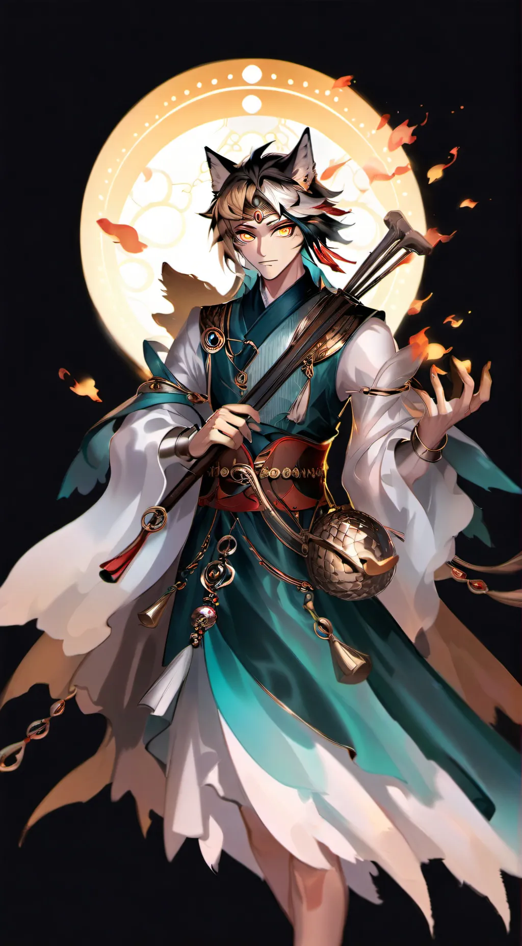 ai character: Atem (Werwolf) background