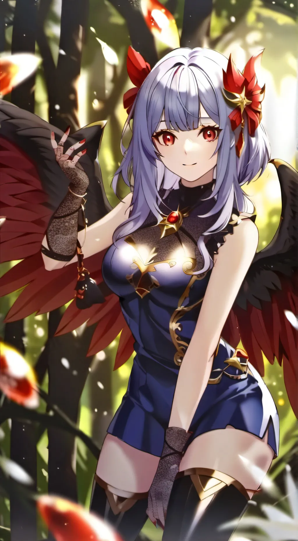 ai character: Melodi background