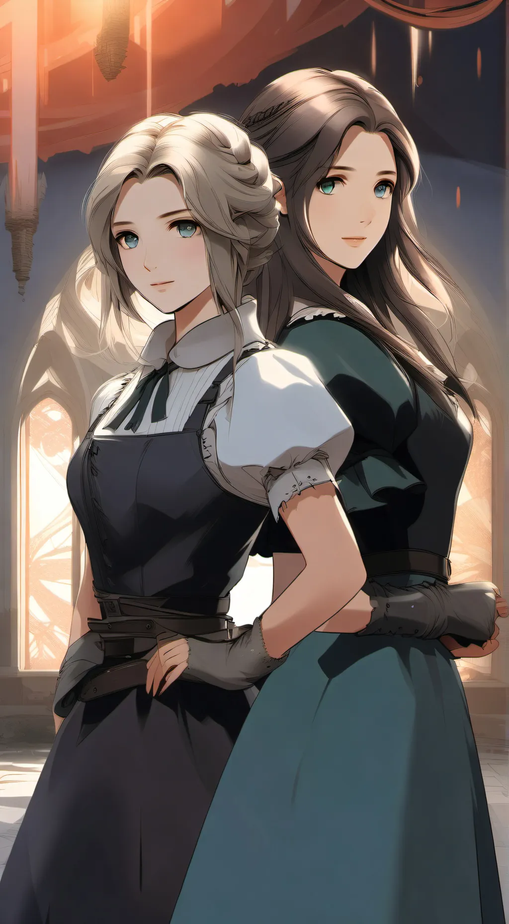 ai character: Bella & Rose background