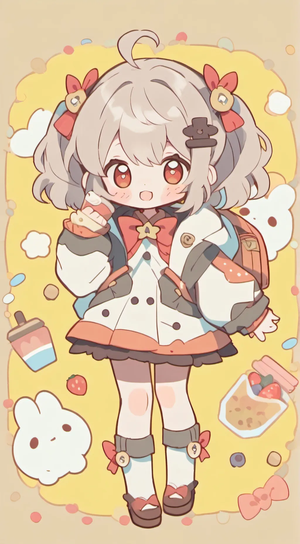 ai character: Зали  background